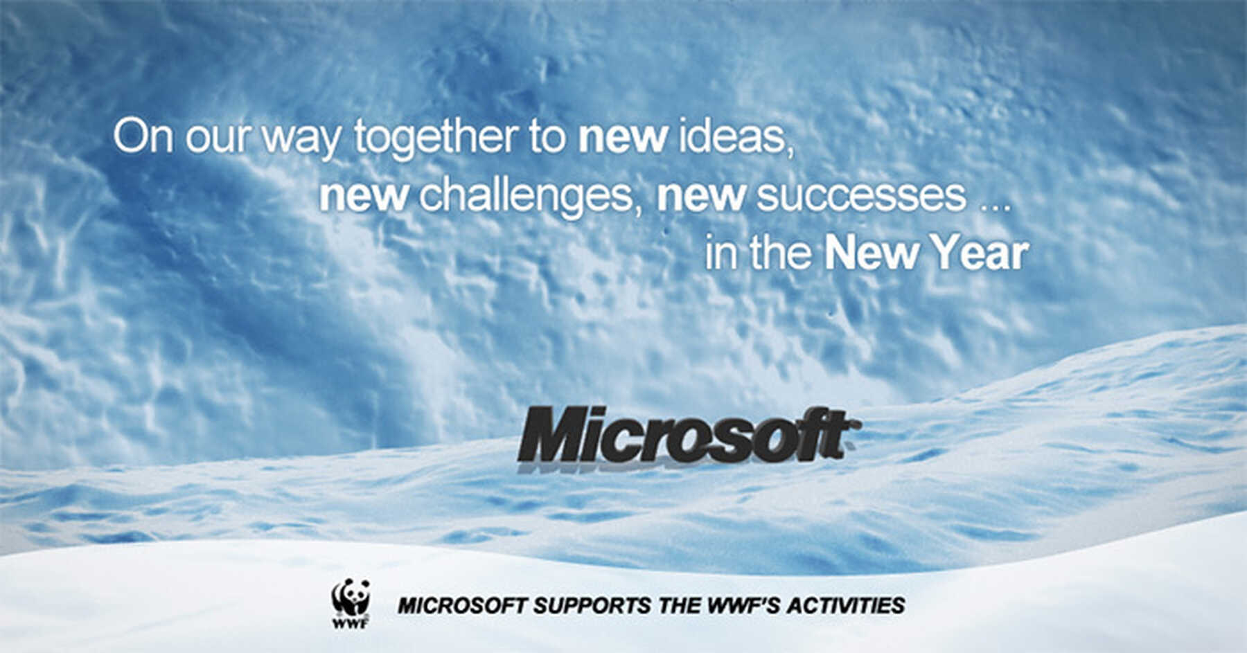 Microsoft Wishes new year